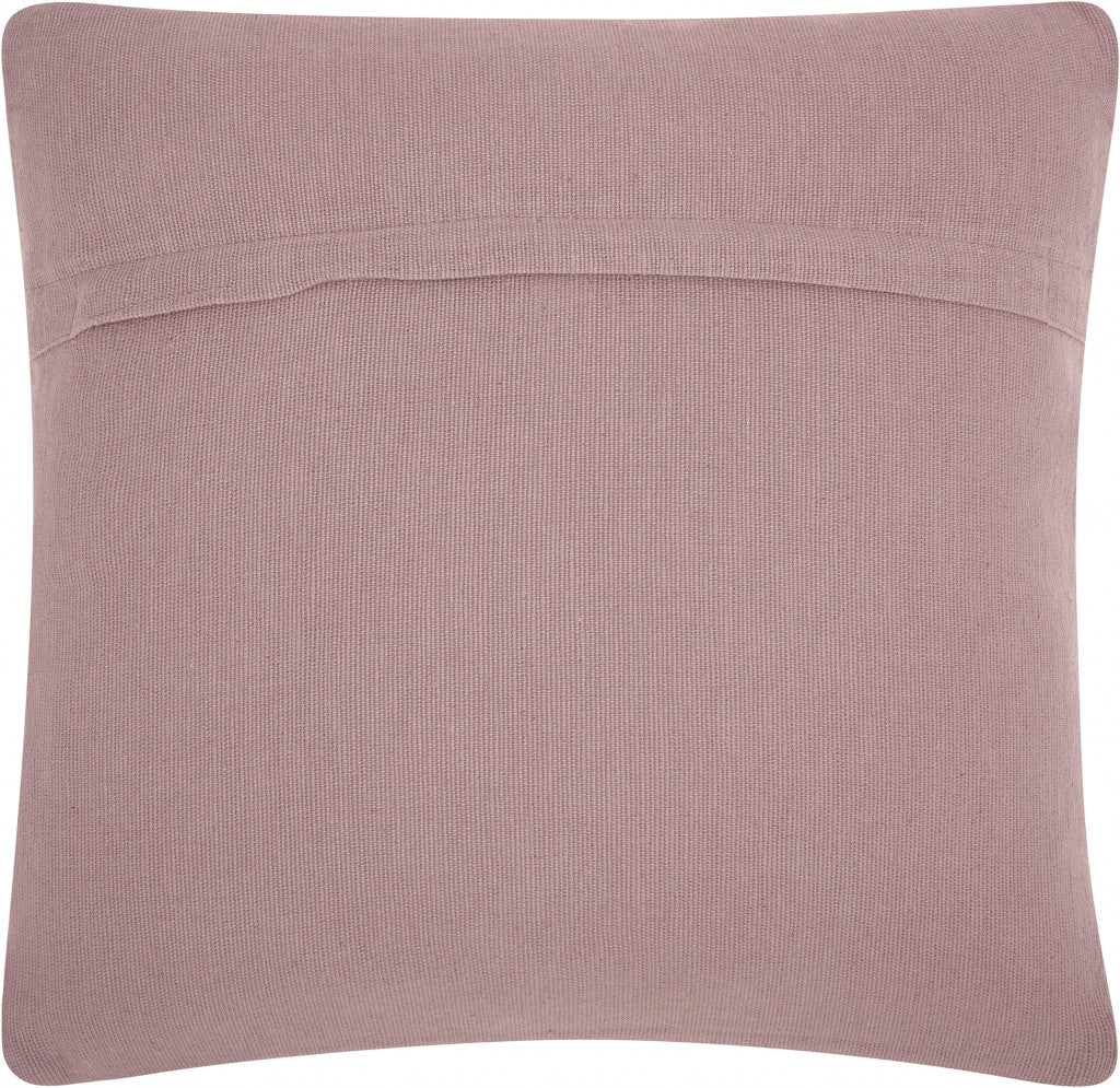 Boho Pale Purple Textural Chevron Throw Pillow-2