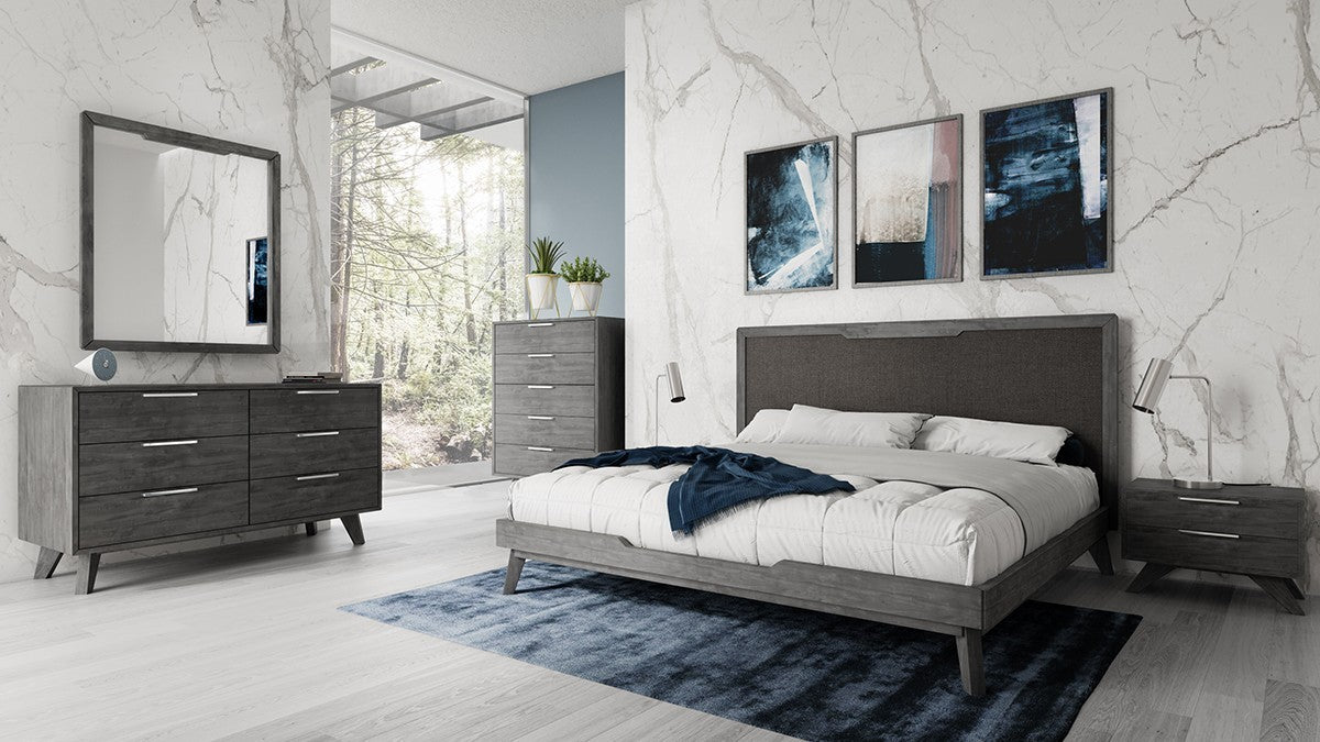 51" Grey Wash Solid Wood Six Drawer Double Dresser-7