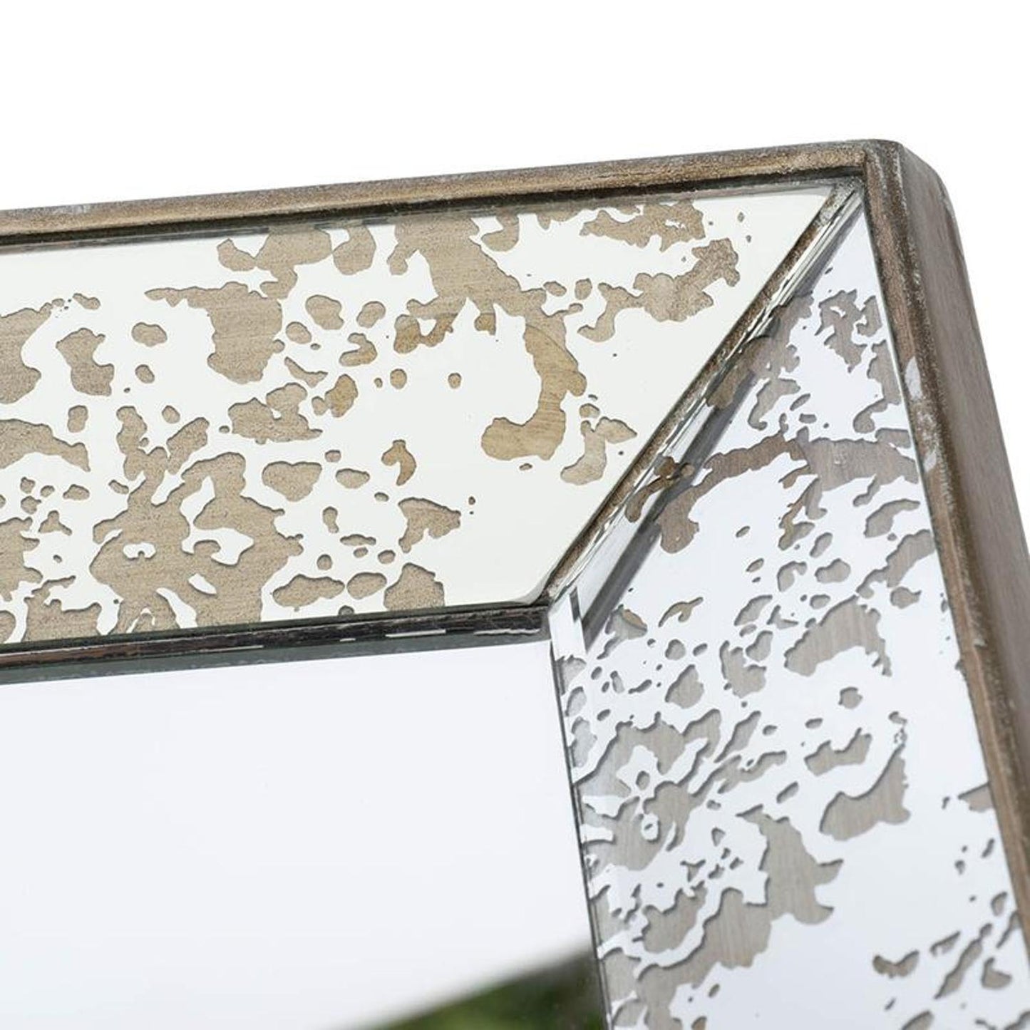 15" Square Vintage Style Wall Mounted Accent Mirror-3