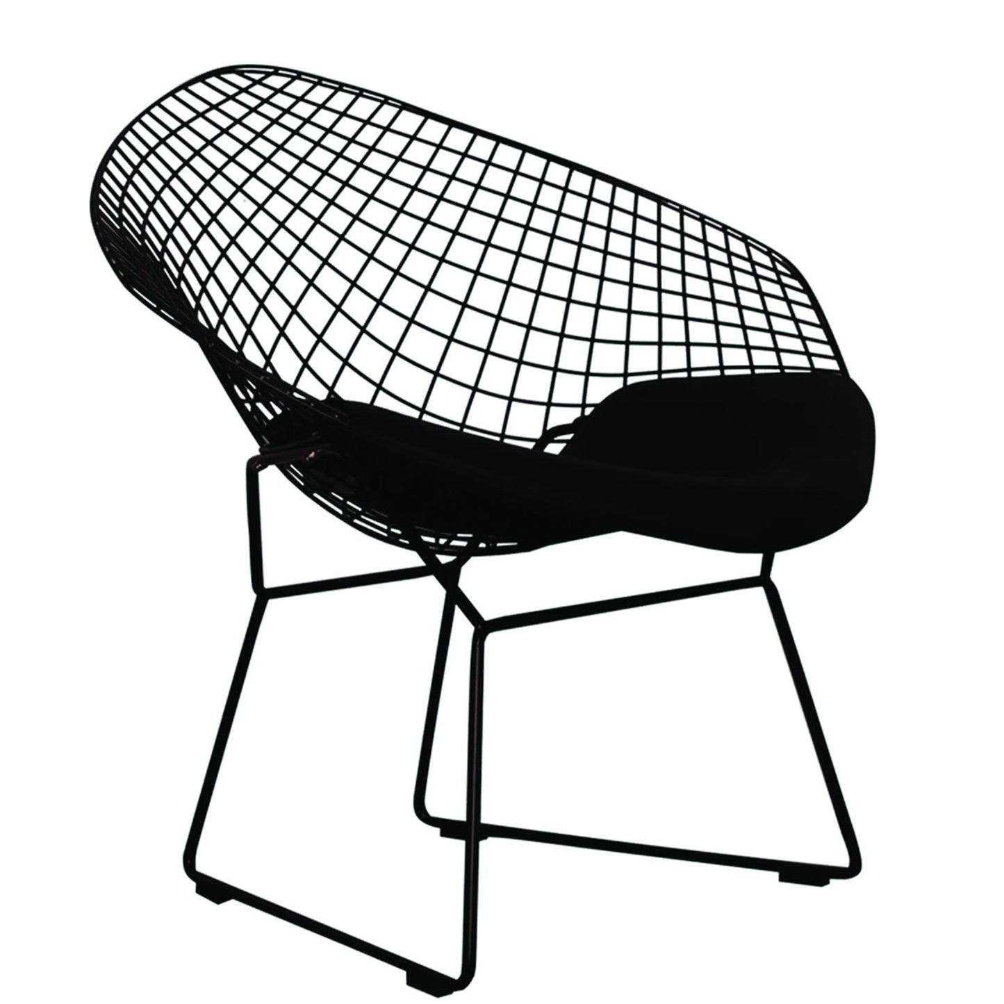 32" Black Lounge Chair-2