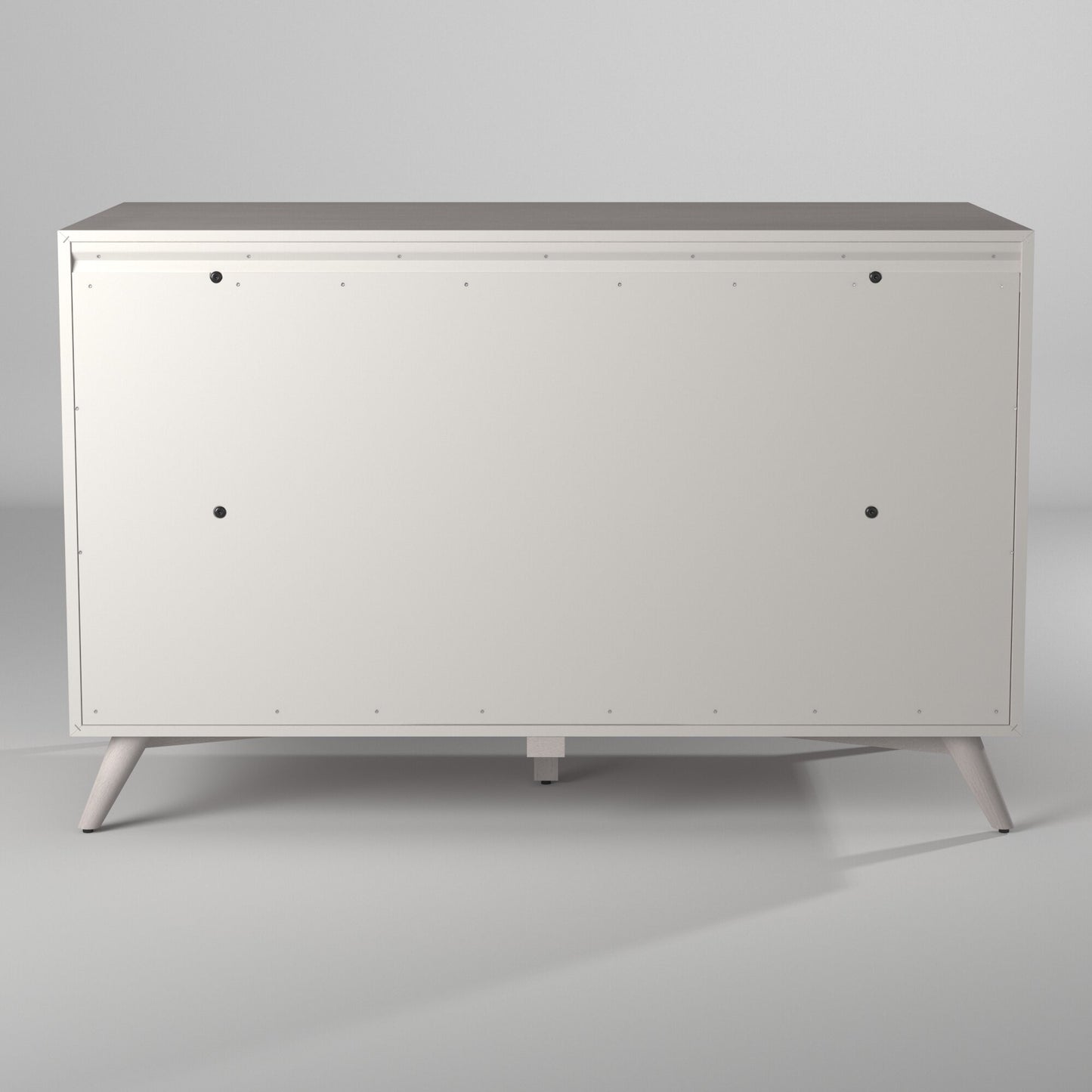 59" Gray Solid Wood Seven Drawer Double Dresser-5