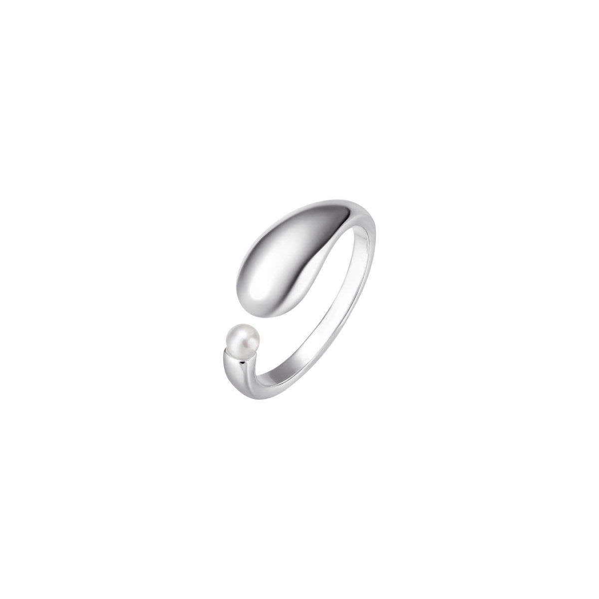 Mercy Hinged Silver Ring-0