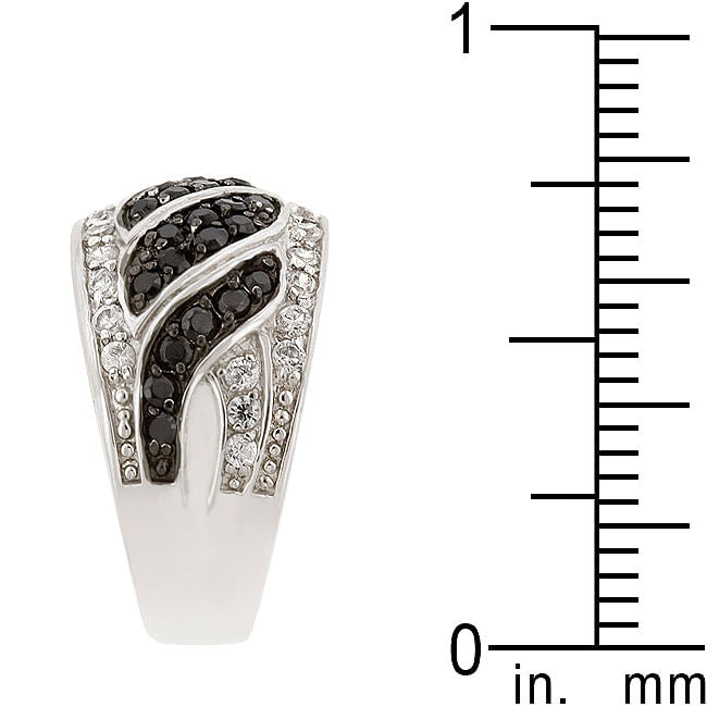 Black & White Swirl Ring-3