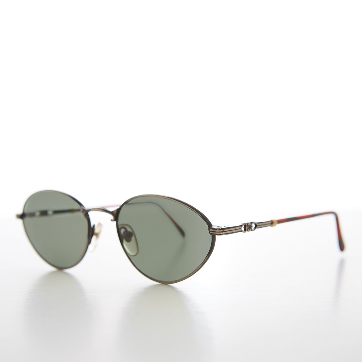 Simple Oval Minimal Vintage Sunglasses - Torres