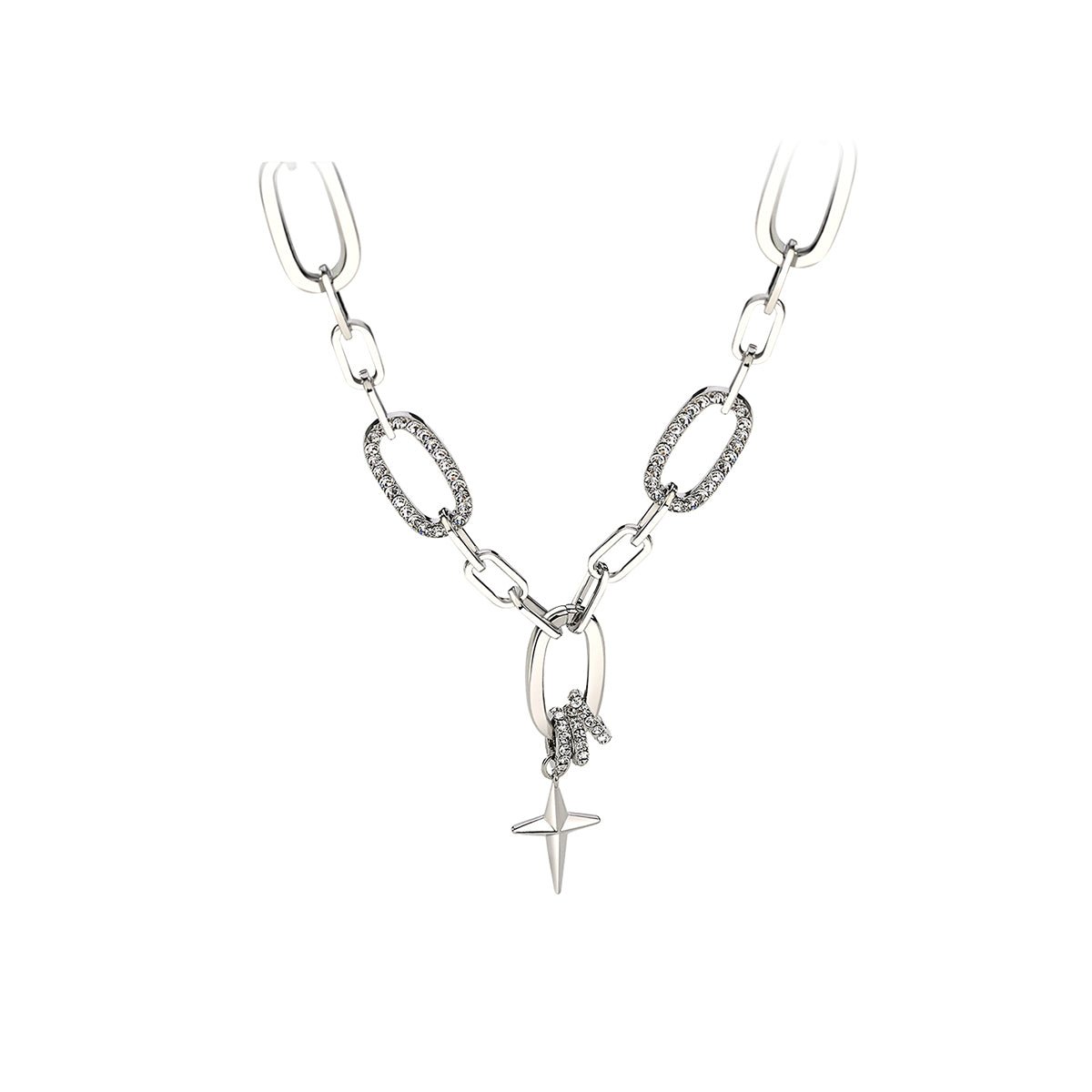 Calatrava Cross Silver Necklace-0