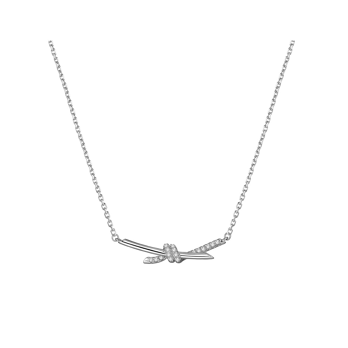 Date On Valentine Silver Necklace-0
