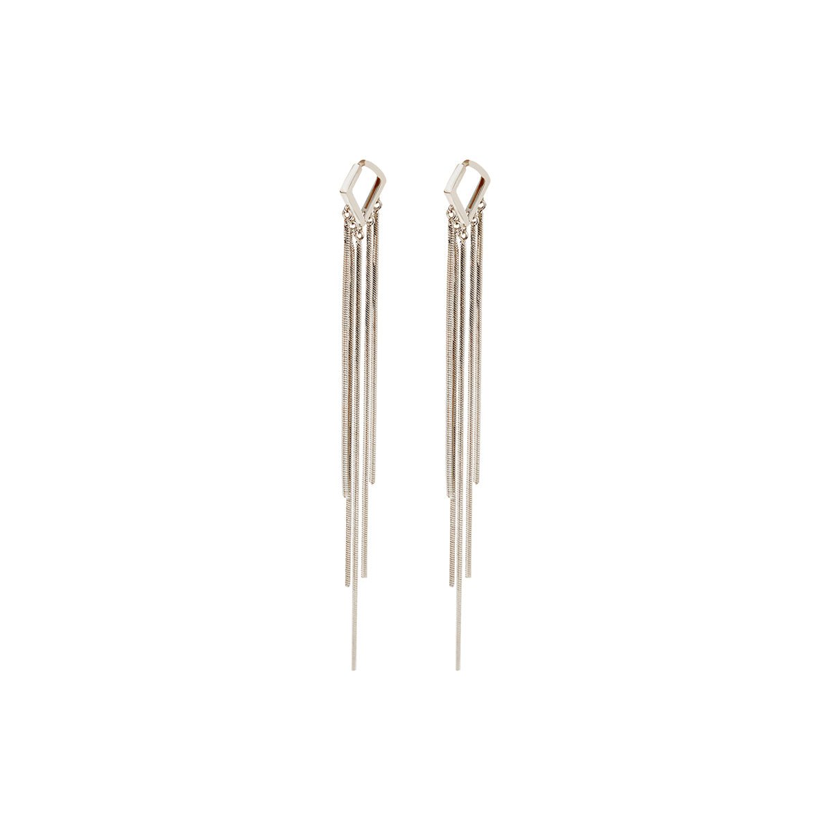 Hide And Seek Long Gold Earrings-0