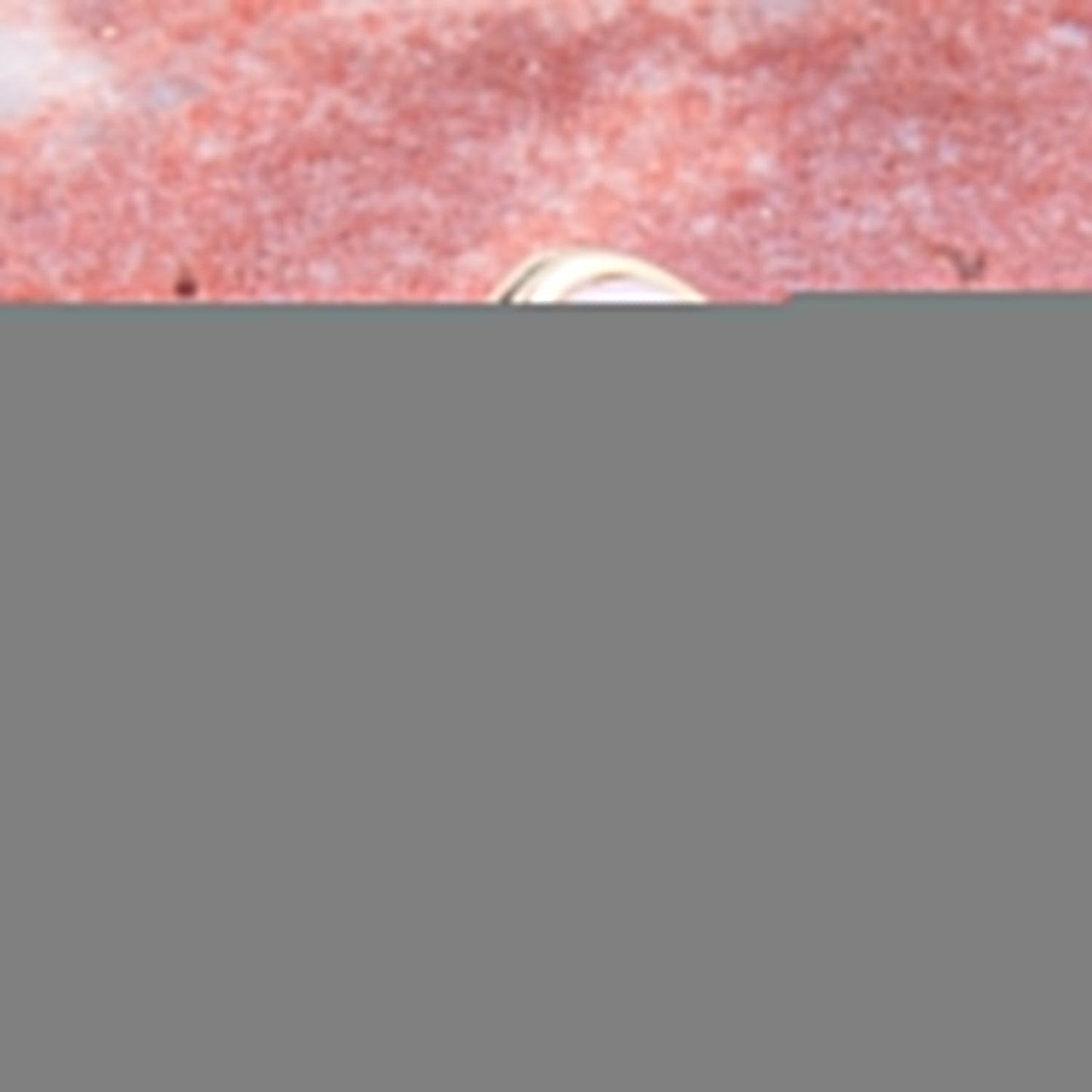Pink Opal Golden Statement Ring
