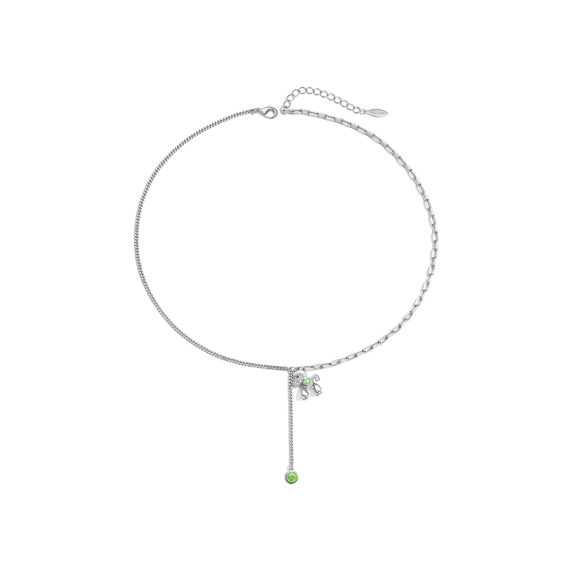 Tiny Pony Silver Necklace-0