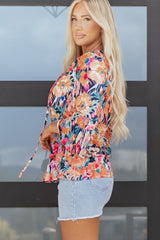 Verakina Flare Sleeve Tied Blouse