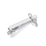 Men's Music Note Tie Clip And Cufflinks