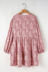 Miracle Surplice Tiered Ruffled PLUS Dress