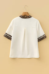 Lakelyn Trim Short Sleeve Blouse