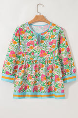Adley Puff Sleeve Babydoll Blouse