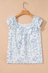 Beatrice Bow Back Square Blouse