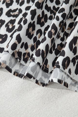 Kayleigh Print Contrast Trim Long Sleeve PLUS Top