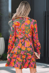 Anna Smocked Ruffled Mini Dress