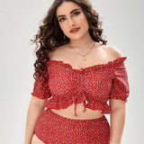 Women's Plus Size Boho Style Bikini