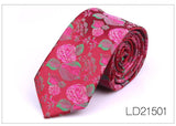 Men's Casual Fashion 6cm Flower Graffiti Tie