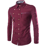 Men's Slim Fit Cotton Dress Shirt