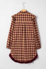 Novalee Mini Shirt Dress Long Sleeve Top