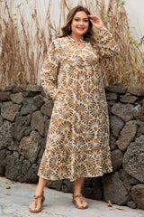 Lorelai Print Loose Long PLUS Dress