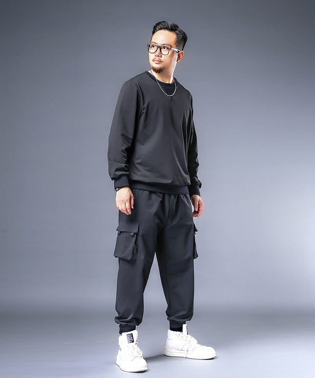 Plus size Big and Tall  Casual Loose Sweat Suit Matching set