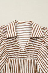 Lina Short Puff Sleeve Blouse