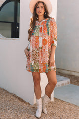Tallulah Sleeve Chiffon Loose Dress
