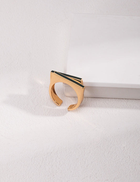 Drip Glaze Irregular Ring-1