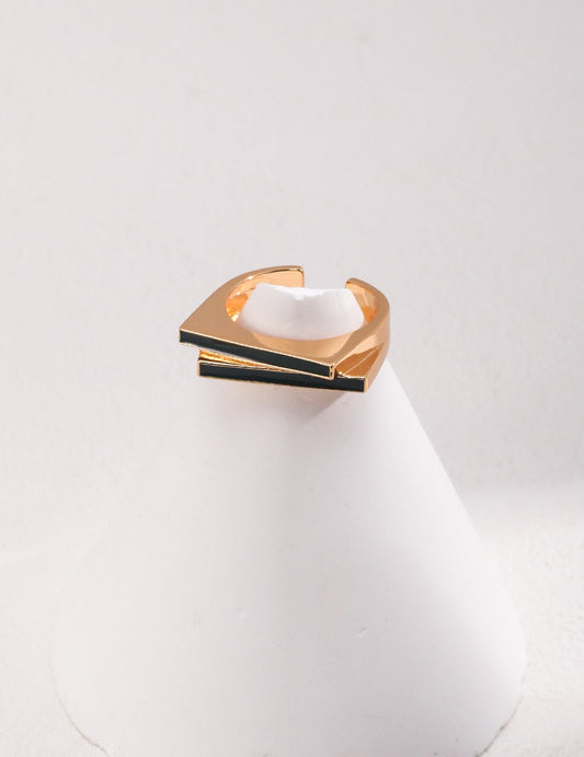 Drip Glaze Irregular Ring-0