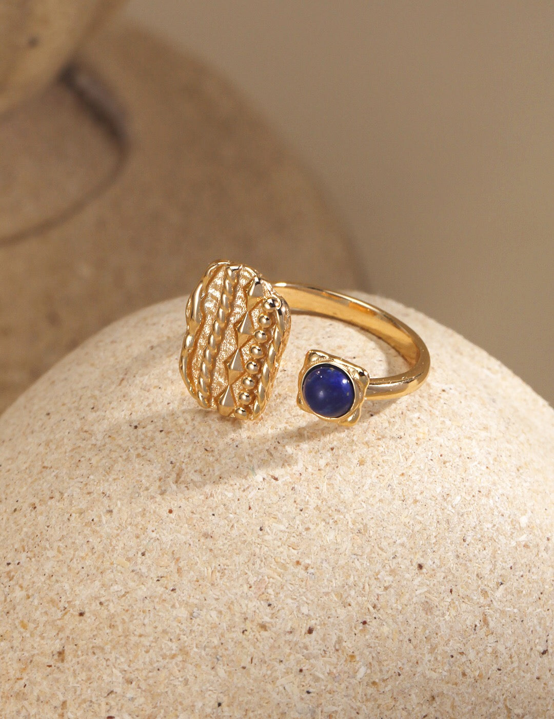 Vintage Style Lapis Lazuli Ring-4