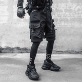 IBS429 Paratrooper Matte Black Shorts