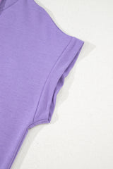 Mariam Short Sleeve Kangaroo Hoodie
