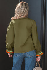 Marie Long Sleeve Blouse Long Sleeve Top