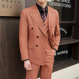 Professional Casual Men's Three-piece Suit Jacket