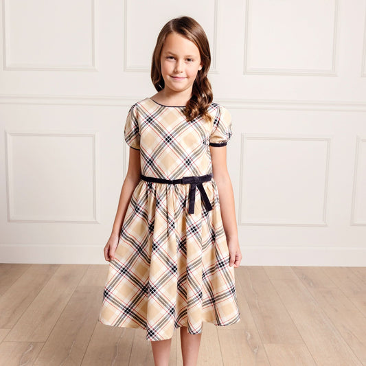 Puff Sleeve Party Dress - Made from Organic Cotton