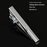 Men's Business Silver Simple Fashion Short Tie Clip