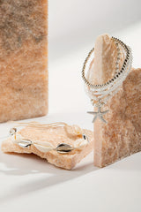 Ariya Seashell Beaded Bracelet Set