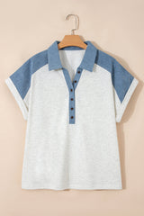 Maddie Cuffed Sleeve Polo PLUS Tee