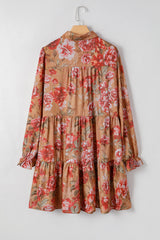 Maddie Ruffle Mini Dress Long Sleeve Top