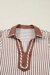 Romina Short Bubble Sleeve Blouse