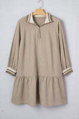Noor Sleeve Ruffled Mini PLUS Dress