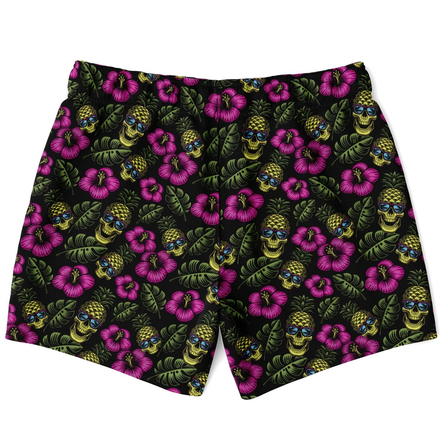 Rad Palm Pineapple Head Men's Swim Trunks