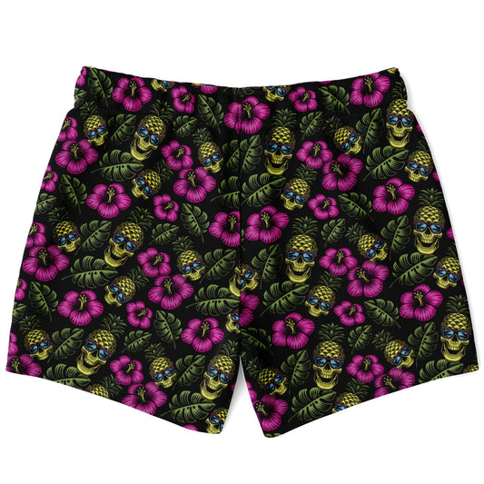 Rad Palm Pineapple Head Men's Swim Trunks