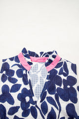 Margaret Colorblock Notched Mini Dress