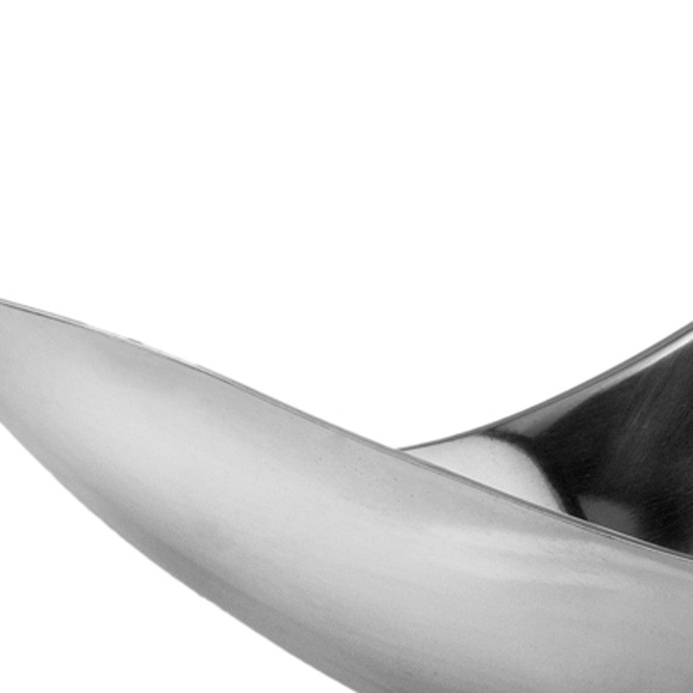 13" Aluminum Modern Twisted Centerpiece Bowl-4