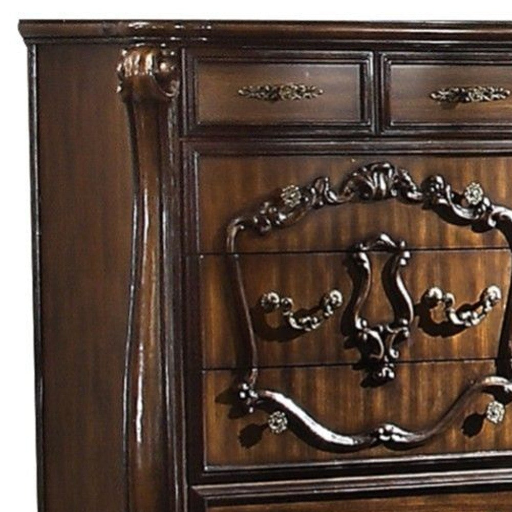 47" Solid Wood Six Drawer Chest-3