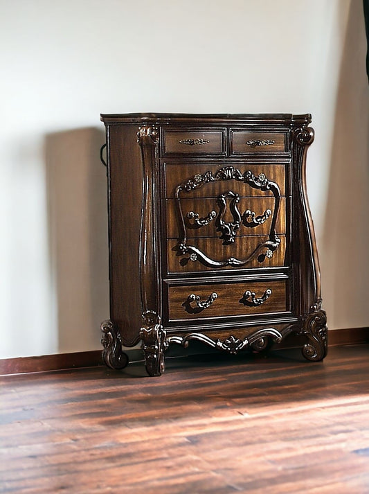 47" Solid Wood Six Drawer Chest-1