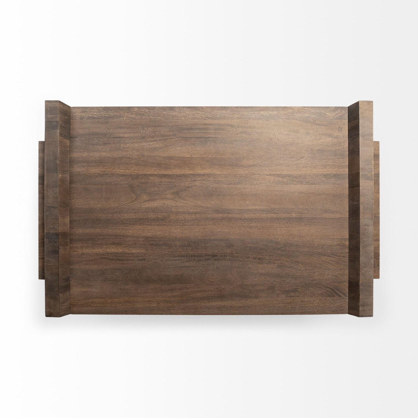 59" Brown Wood Coffee Table-6